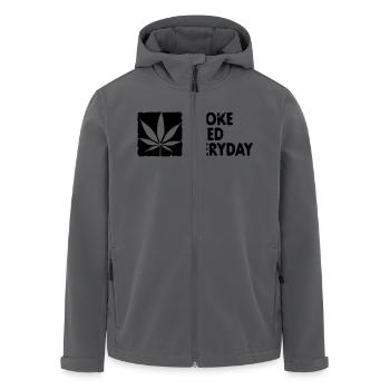 smoke weed everyday boxed - Recycelte Männer Softshell-Jacke von Stanley/Stella - Anthrazit - Vorne - AI Model Male 185 light (185cm)