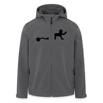 Junggesellenabschied - Recycelte Männer Softshell-Jacke von Stanley/Stella - Anthrazit - Vorne - AI Model Male 185 light (185cm)