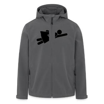 Super Hero - Recycelte Männer Softshell-Jacke von Stanley/Stella - Anthrazit - Vorne - AI Model Male 185 light (185cm)