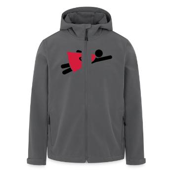 Super Hero - Recycelte Männer Softshell-Jacke von Stanley/Stella - Anthrazit - Vorne - AI Model Male 185 light (185cm)