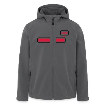 100 % - Recycelte Männer Softshell-Jacke von Stanley/Stella - Anthrazit - Vorne - AI Model Male 185 light (185cm)
