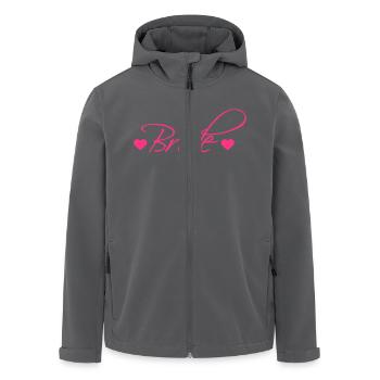 Bride - Recycelte Männer Softshell-Jacke von Stanley/Stella - Anthrazit - Vorne - AI Model Male 185 light (185cm)