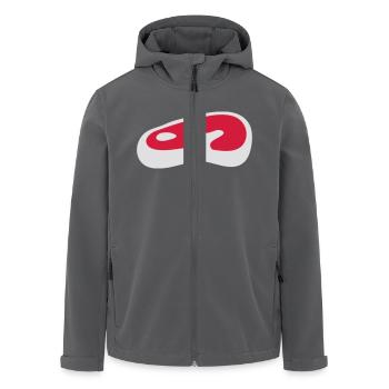 Steak - Recycelte Männer Softshell-Jacke von Stanley/Stella - Anthrazit - Vorne - AI Model Male 185 light (185cm)