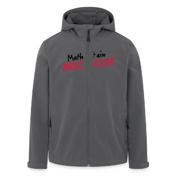 Mathe - Recycelte Männer Softshell-Jacke von Stanley/Stella - Anthrazit - Vorne - AI Model Male 185 light (185cm)