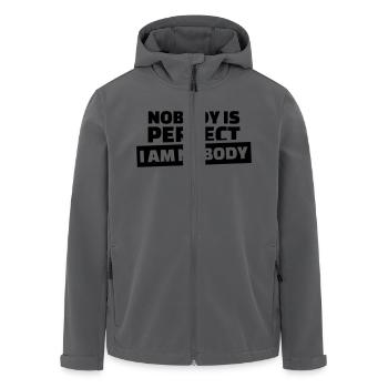 Perfekt - Recycelte Männer Softshell-Jacke von Stanley/Stella - Anthrazit - Vorne - AI Model Male 185 light (185cm)