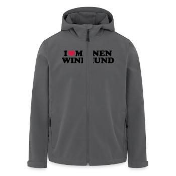Windhund - Recycelte Männer Softshell-Jacke von Stanley/Stella - Anthrazit - Vorne - AI Model Male 185 light (185cm)
