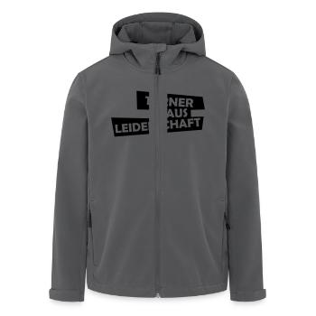 turner aus leidenschaft - Recycelte Männer Softshell-Jacke von Stanley/Stella - Anthrazit - Vorne - AI Model Male 185 light (185cm)