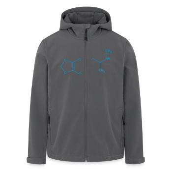 MDMA - Recycelte Männer Softshell-Jacke von Stanley/Stella - Anthrazit - Vorne - AI Model Male 185 light (185cm)
