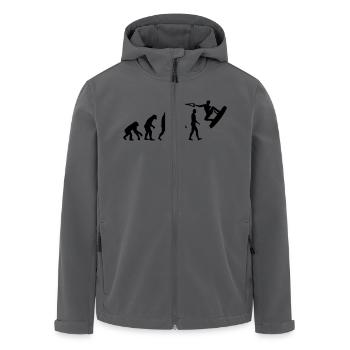 Wakeboard - Recycelte Männer Softshell-Jacke von Stanley/Stella - Anthrazit - Vorne - AI Model Male 185 light (185cm)