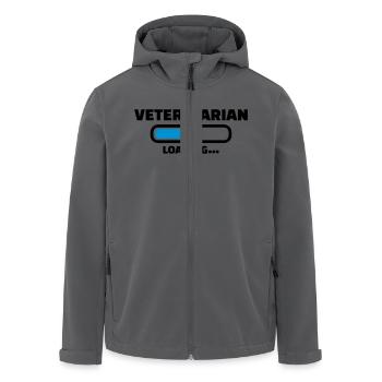 Tierarzt - Recycelte Männer Softshell-Jacke von Stanley/Stella - Anthrazit - Vorne - AI Model Male 185 light (185cm)