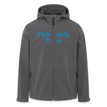 talk nerdy to me II - Recycelte Männer Softshell-Jacke von Stanley/Stella - Anthrazit - Vorne - AI Model Male 185 light (185cm)