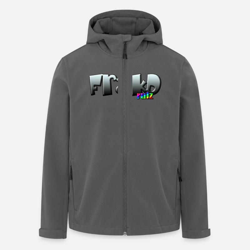 FrakD - Veste softshell homme en polyester recyclé Stanley/Stella - charbon