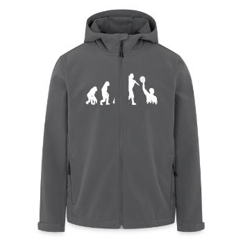 Wasserball Evolution - Recycelte Männer Softshell-Jacke von Stanley/Stella - Anthrazit - Vorne - AI Model Male 185 light (185cm)