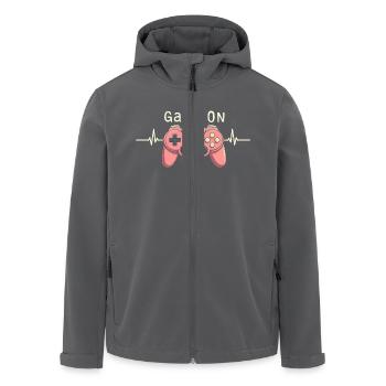 Gamer Videospiele Konsole Gaming Geburtstag Zocken - Recycelte Männer Softshell-Jacke von Stanley/Stella - Anthrazit - Vorne - AI Model Male 185 light (185cm)