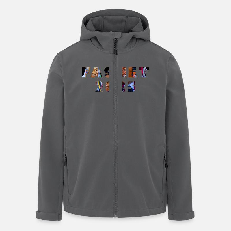 Rottweiler Fasnet 2025 - Recycelte Männer Softshell-Jacke von Stanley/Stella - Anthrazit