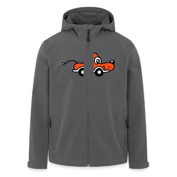 Hund Auto Spielzeug Ferngesteuert fahren Räder Süß - Recycelte Männer Softshell-Jacke von Stanley/Stella - Anthrazit - Vorne - AI Model Male 185 light (185cm)