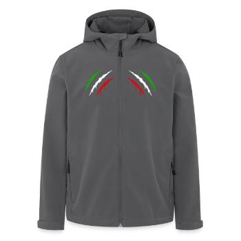krallen italien 2 - Recycelte Männer Softshell-Jacke von Stanley/Stella - Anthrazit - Vorne - AI Model Male 185 light (185cm)
