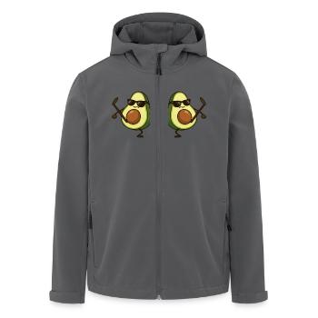 avocado karate 2 - Recycelte Männer Softshell-Jacke von Stanley/Stella - Anthrazit - Vorne - AI Model Male 185 light (185cm)