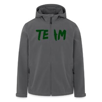 team - Recycelte Männer Softshell-Jacke von Stanley/Stella - Anthrazit - Vorne - AI Model Male 185 light (185cm)