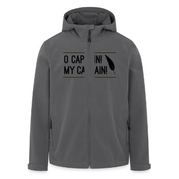 O Captain! My Captain! - Recycelte Männer Softshell-Jacke von Stanley/Stella - Anthrazit - Vorne - AI Model Male 185 light (185cm)