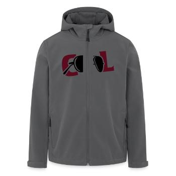 COOL - Recycelte Männer Softshell-Jacke von Stanley/Stella - Anthrazit - Vorne - AI Model Male 185 light (185cm)