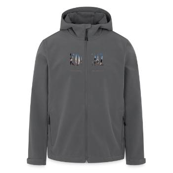 Koblenz Beach - Recycelte Männer Softshell-Jacke von Stanley/Stella - Anthrazit - Vorne - AI Model Male 185 light (185cm)