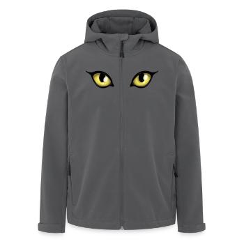Katzenaugen - Recycelte Männer Softshell-Jacke von Stanley/Stella - Anthrazit - Vorne - AI Model Male 185 light (185cm)