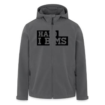 HALO - I BIMS - Recycelte Männer Softshell-Jacke von Stanley/Stella - Anthrazit - Vorne - AI Model Male 185 light (185cm)