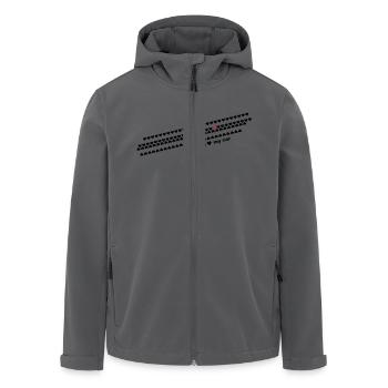 i love my car - Recycelte Männer Softshell-Jacke von Stanley/Stella - Anthrazit - Vorne - AI Model Male 185 light (185cm)