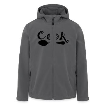 cook - Recycelte Männer Softshell-Jacke von Stanley/Stella - Anthrazit - Vorne - AI Model Male 185 light (185cm)