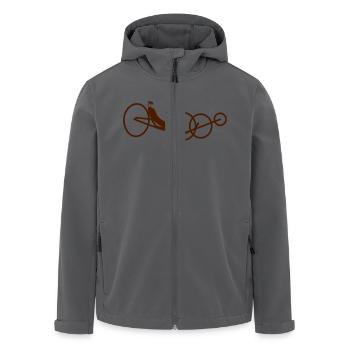 ICE Vortex - Recycelte Männer Softshell-Jacke von Stanley/Stella - Anthrazit - Vorne - AI Model Male 185 light (185cm)
