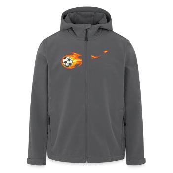 Feuerball - Recycelte Männer Softshell-Jacke von Stanley/Stella - Anthrazit - Vorne - AI Model Male 185 light (185cm)