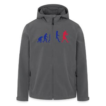 Boxing Evolution logo - Recycelte Männer Softshell-Jacke von Stanley/Stella - Anthrazit - Vorne - AI Model Male 185 light (185cm)