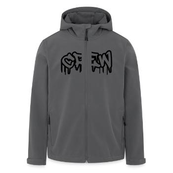 crew - Recycelte Männer Softshell-Jacke von Stanley/Stella - Anthrazit - Vorne - AI Model Male 185 light (185cm)