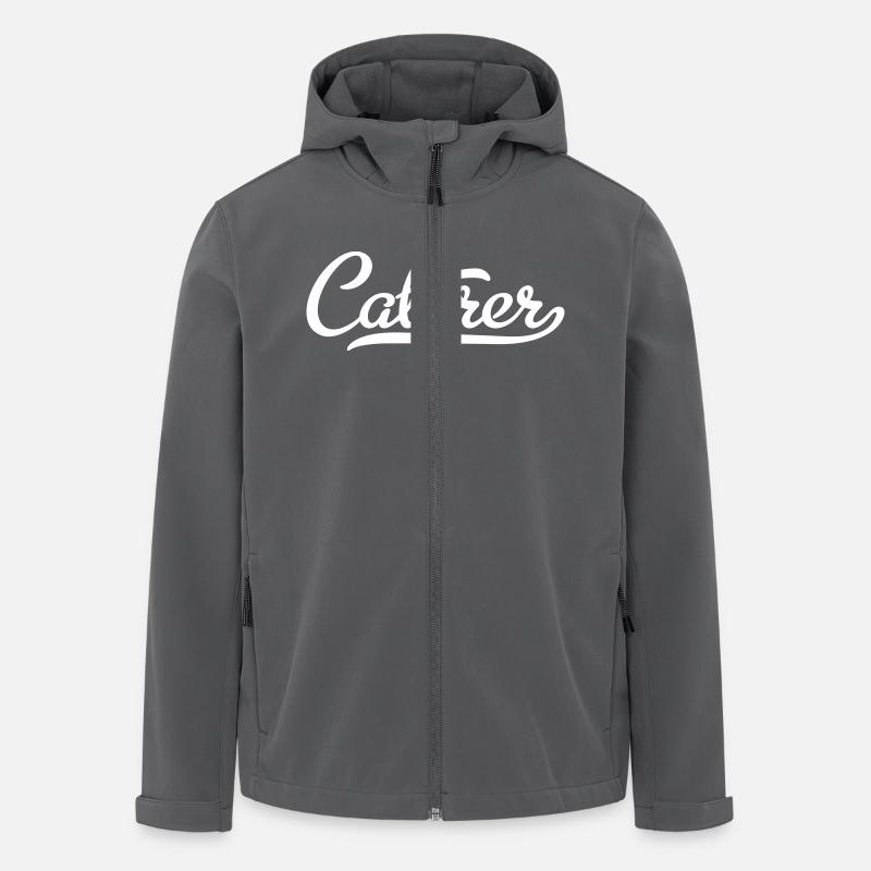 Caterer - Recycelte Männer Softshell-Jacke von Stanley/Stella - Anthrazit