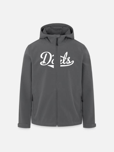 Darts - Recycelte Männer Softshell-Jacke von Stanley/Stella - Anthrazit