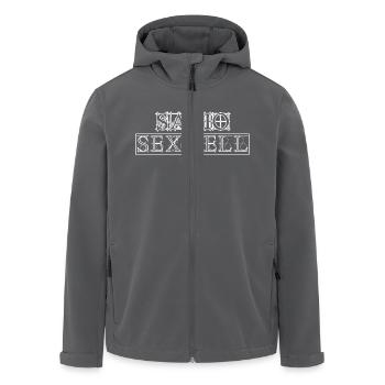 Sapiosexuell - Recycelte Männer Softshell-Jacke von Stanley/Stella - Anthrazit - Vorne - AI Model Male 185 light (185cm)
