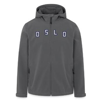Oslo - Recycelte Männer Softshell-Jacke von Stanley/Stella - Anthrazit - Vorne - AI Model Male 185 light (185cm)