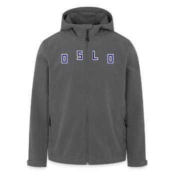 Oslo - Recycelte Männer Softshell-Jacke von Stanley/Stella - Anthrazit - Vorne - AI Model Male 185 light (185cm)