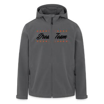 dream team - Recycelte Männer Softshell-Jacke von Stanley/Stella - Anthrazit - Vorne - AI Model Male 185 light (185cm)