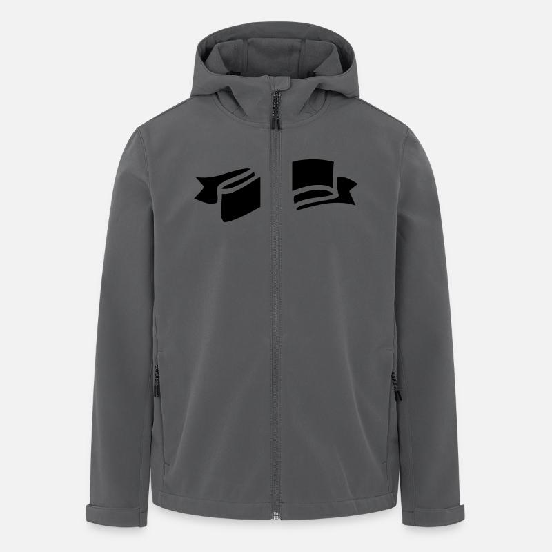 banderole - Recycelte Männer Softshell-Jacke von Stanley/Stella - Anthrazit