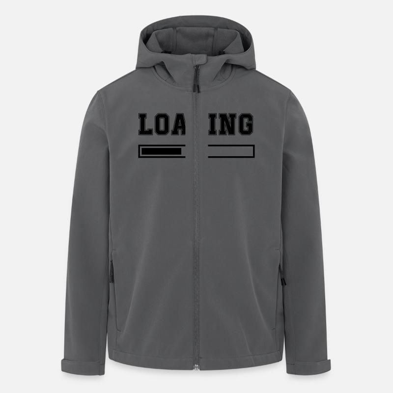 loading - Recycelte Männer Softshell-Jacke von Stanley/Stella - Anthrazit