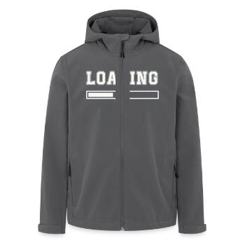 loading - Recycelte Männer Softshell-Jacke von Stanley/Stella - Anthrazit - Vorne - AI Model Male 185 light (185cm)