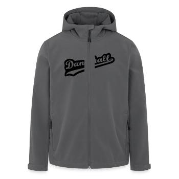 Dancehall - Recycelte Männer Softshell-Jacke von Stanley/Stella - Anthrazit - Vorne - AI Model Male 185 light (185cm)