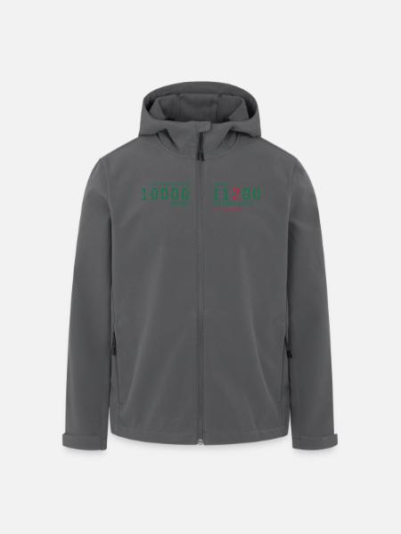 binary nightmare - Recycelte Männer Softshell-Jacke von Stanley/Stella - Anthrazit