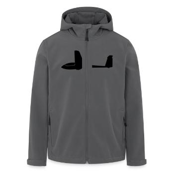 astircs - Recycelte Männer Softshell-Jacke von Stanley/Stella - Anthrazit - Vorne - AI Model Male 185 light (185cm)