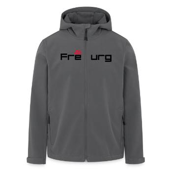Freiburg - Recycelte Männer Softshell-Jacke von Stanley/Stella - Anthrazit - Vorne - AI Model Male 185 light (185cm)