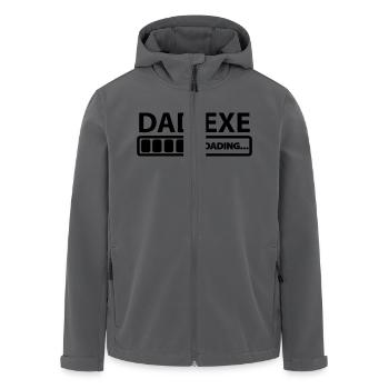 dad exe loading - Recycelte Männer Softshell-Jacke von Stanley/Stella - Anthrazit - Vorne - AI Model Male 185 light (185cm)