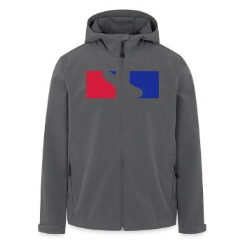 Skateboard - Recycelte Männer Softshell-Jacke von Stanley/Stella - Anthrazit - Vorne - AI Model Male 185 light (185cm)
