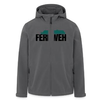 Fernweh - Recycelte Männer Softshell-Jacke von Stanley/Stella - Anthrazit - Vorne - AI Model Male 185 light (185cm)